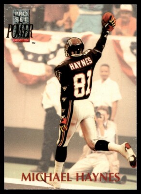 1992 Pro Set Power MICHAEL HAYNES #181 Atlanta Falcons - FREE Ship!