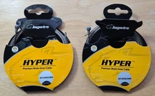 Jagwire Premium Bicycle 'Hyper' Stainless Road Brake Cable NEW (2 Pack) 1.5X1700