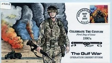 WWLF US COLLINS CACHET FDC CELEBRATE THE CENTURY CTC  3191b   THE GULF WAR