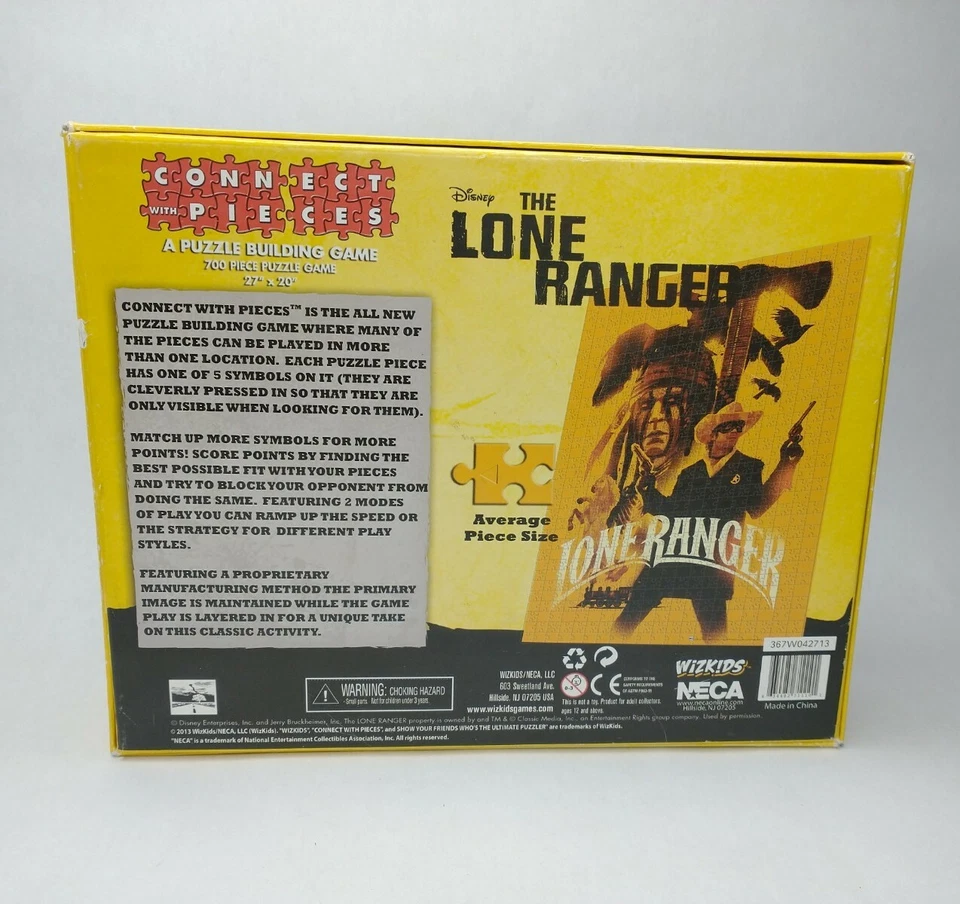 Disney Lone Ranger Connect With Pieces A Puzzle Building Game Foto 2 de 4