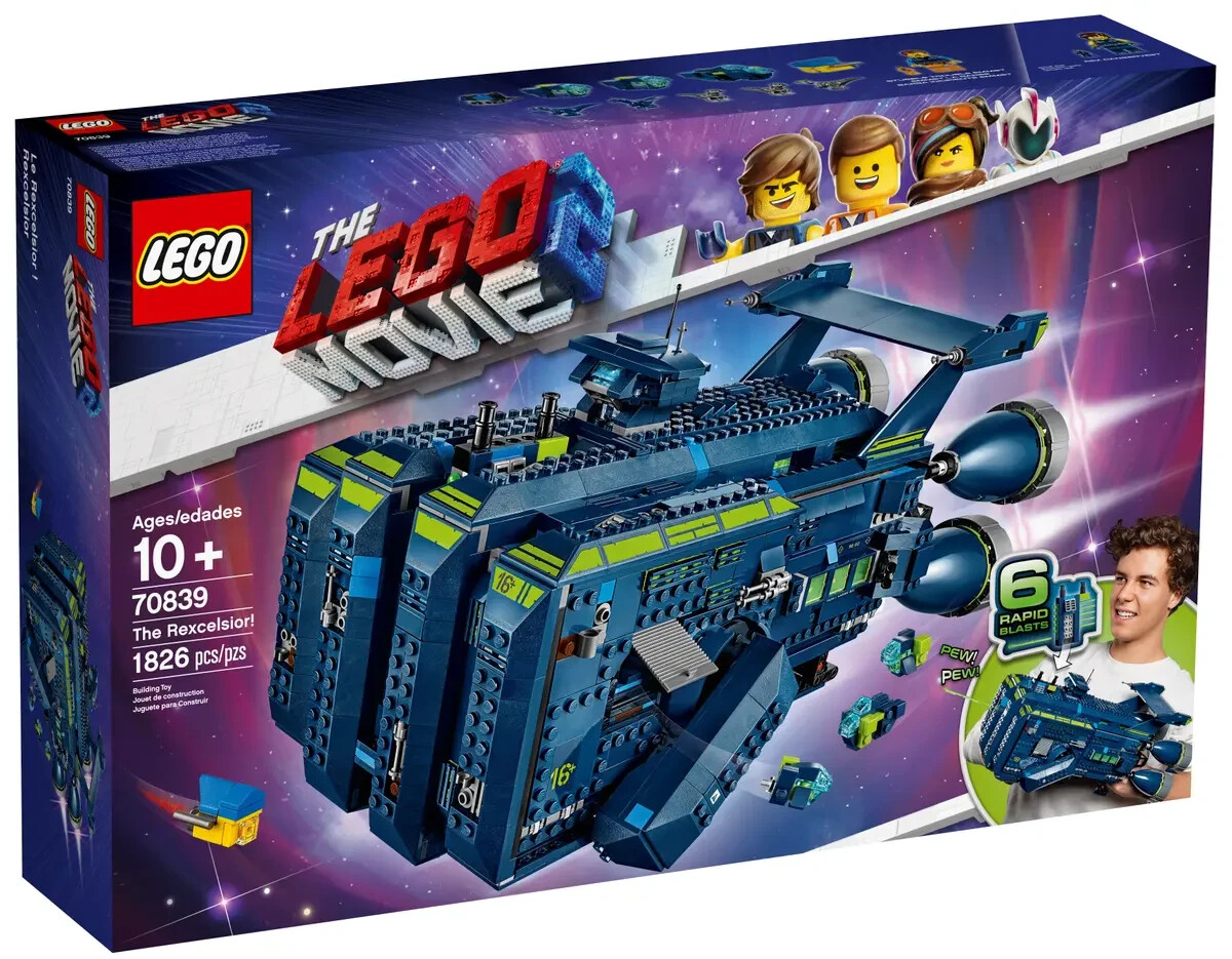 Lego The Rexcelsior 70839 The LEGO Movie 2 Minifigure Building Set