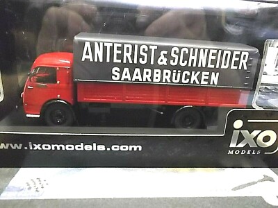 PANHARD Movic Anterist & Schneider Saarbrücken rot 014 LKW Camion SP IXO 1:43 