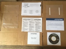 Alpine CDA-9886M Replacement Owners Manual & CD "RARE"