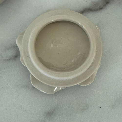 Hervit Porzellan Dose Schmuckstück Keramik Blumendeckel Deko - Bild 5 von 7