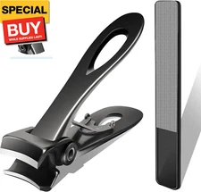 Toenail Clippers for Thick Toenails, Long Handle Wide Jaw Opening Nail Clippers 