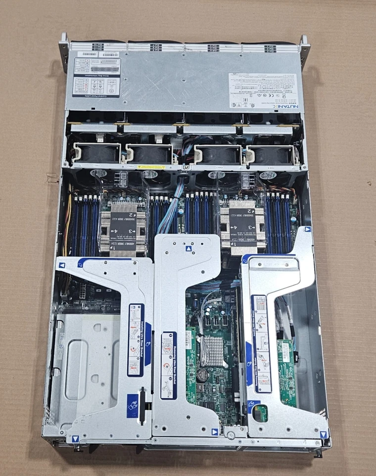 SUPERMICRO NXS2U1NL12G600 12LFF 2U SERVER NX-8155-G6  CPU 128gb RAM 4x U.2 bay - Image 3 of 3