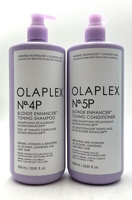 OLAPLEX No. 4P  & No. 5P  SHAMPOO & CONDITIONER SET 33.8oz