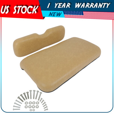 Tan Golf Cart Front Seat Cushion Set Fits EZGO RXV