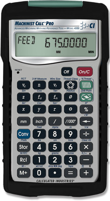Calculated Industries Machinist Calc Pro International 4089 Calculator with Case