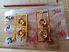 AMT Four (4)  Nice Wheels 1/25 scale  Package # 760 @