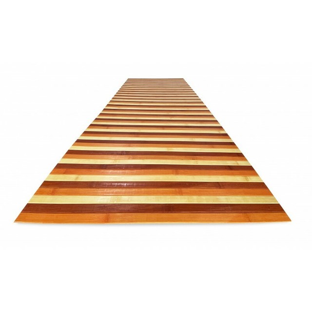 TAPPETO cucina WOODY © IN legno BAMBOO ARANCIO SFUMATO tutte le misure TAPPETO cucina WOODY © IN legno BAMBOO ARANCIO SFUMATO tutte le misure