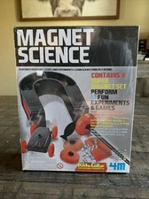 Magnet Science Kit New!! 10 Experiments And Games!! Kidz Labs 4M
