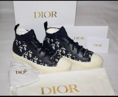 Christian Dior Walk n Dior Navy Oblique Technical Size 36.5 High 