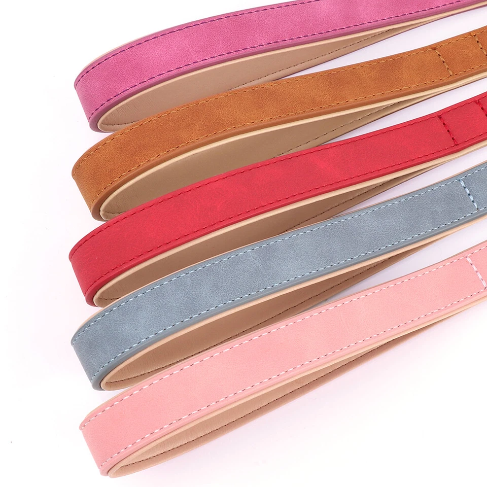 Correa de cuero suave para perros de alta resistencia para perros pequeños medianos grandes 4 pies Foto 3 de 4