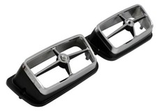 Mustang Sport Lamp Bezels 70 Mach 1 Parking Light Bezels 69-70 Shelby Pair