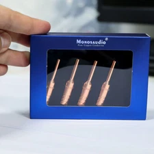 4PCS Pure Copper Banana Plug Connector for HIFI Audio Speaker Cable Wire DIY