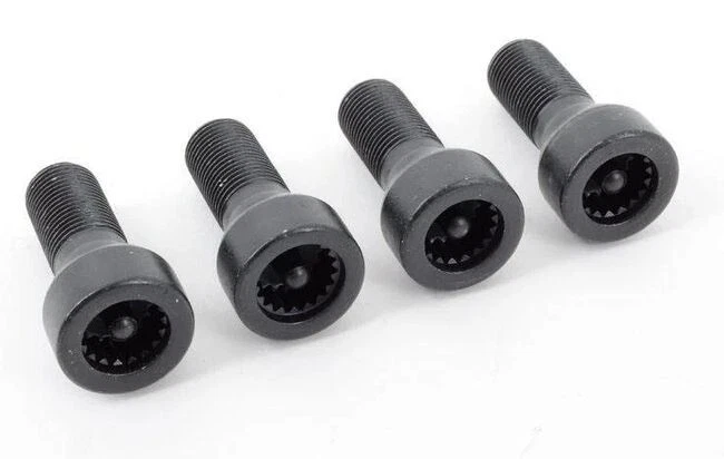 Perno de bloqueo de rueda genuino BMW MINI 4 piezas. JUEGO M14x1,25 36136776076 NUEVO Foto 4 de 4