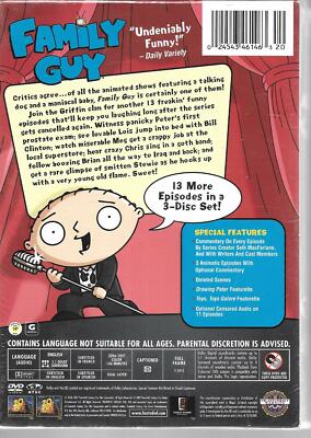 20th Century FOX, FAMILY GUY, Volume Five, 2006-2007, NEW DVD