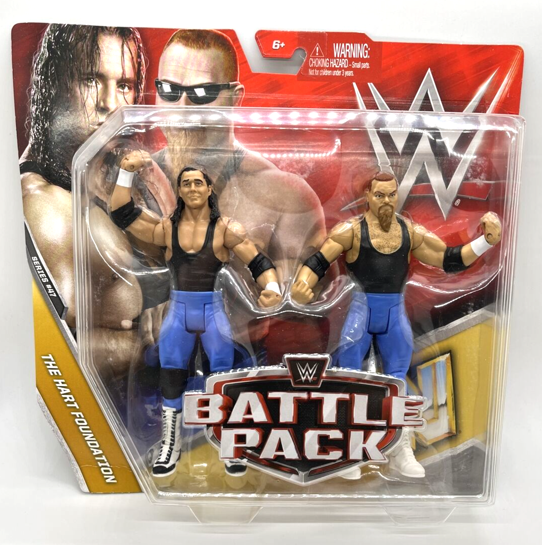 WWE Hart Foundation Action Figure 2-Pack