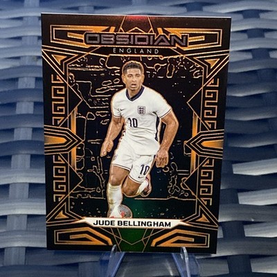 Jude Bellingham Panini Obsidian 23-24 England Real Madrid Elec Orange Etch /40