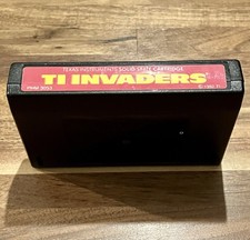 TI-99/4a Command Module Game Solid State Cartridge TI INVADERS 1982 Used PHM3053
