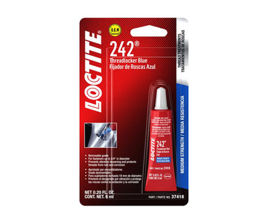 LOCTITE 242 Threadlocker for Automotive: High-Temp, Medium-Strength, Blue