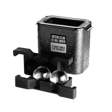 Better Kitchen Products Crystal-Clear Ice Ball Maker, 2-Cavity Mold... Fast Ship