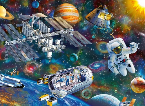 Expedition Weltraum - Puzzle mit 200 Teilen - Bild 2 von 2