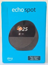 Amazon Echo Spot Smart Speaker Alexa smarter Wecker schwarz