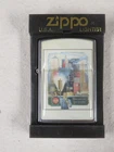 Vintage Zippo Lighter WHERE YOU WORK Coca Cola NIB sealed chrome finish #200