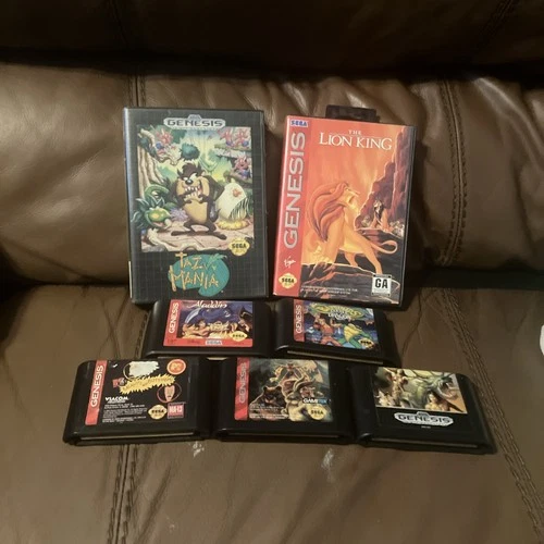 sega genesis game Lot Of 7 Games