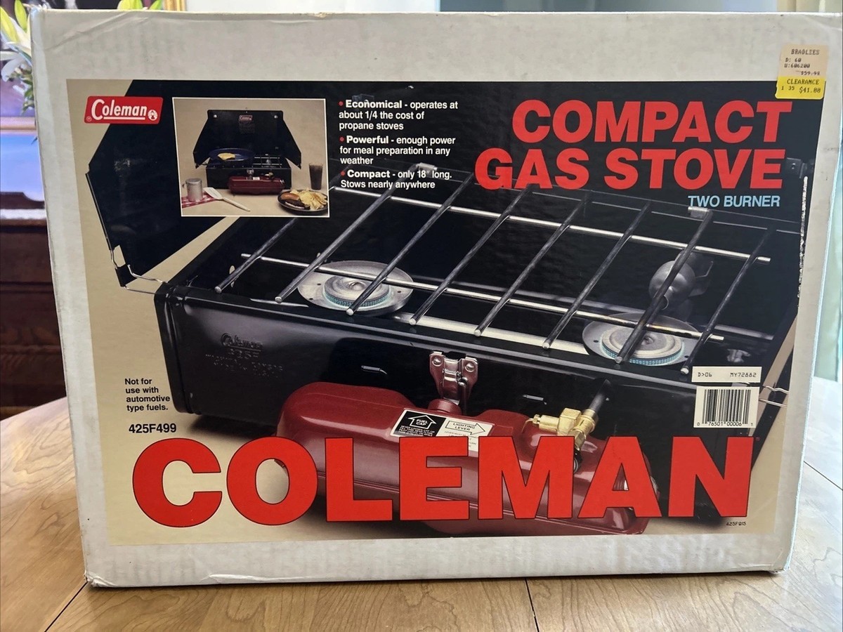Coleman - Coleman コールマン/TWO BURNER COMPACT GAS STOVE/425F 499/Aランク/69【中古】 Coleman 425F499 Burner Camping Stove for sale online | eBay