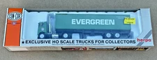 CON-COR 0004-001011 Evergreen Cab-Over Tractor & Container Trailer HO Scale NOS