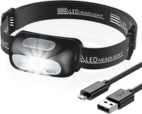 Cirycase Stirnlampe, Ultraleichte Kopflampe Stirnlampe LED Wiederaufladbar