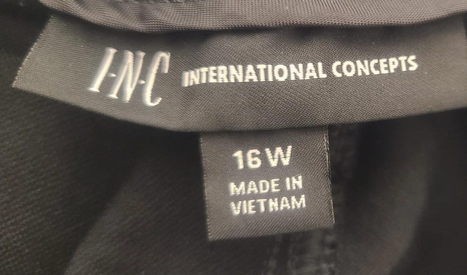 Inc. International Concepts Women's Black Pants Size 16W - Image 4 of 4