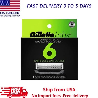 Gillette Labs Men's Razor Blade Refills, 6 CT