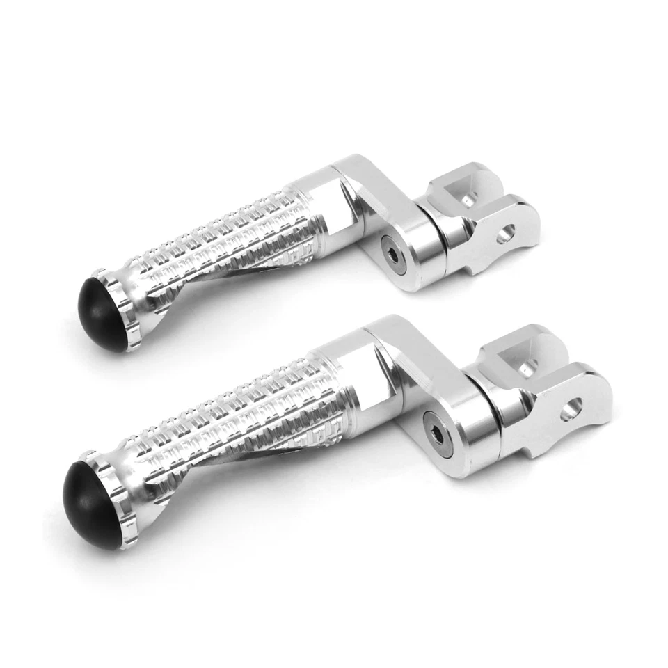 MPRO 1 inch Riser Silver Front Foot Pegs For Speed Triple 1050 R 09-12 13 14 - Image 3 of 4