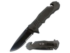 4" Tactical Quick Assist Open Blade Folding Pocket Knife Hunting - Rescue