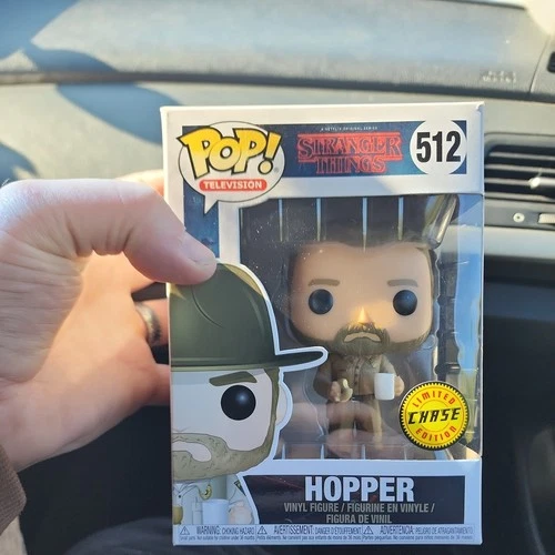 Funko Pop! Vinyl: Stranger Things - Jim Hopper (w/ Donut) (Chase) #512