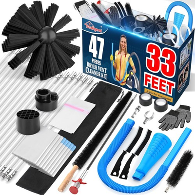 #ad #ad dryer vent cleaning kit lint brush vacuum attachment dryer duct cleaner $45.48