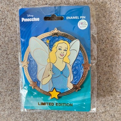 Disney PALM Pink A La Mode Pinocchio Blue Fairy 3''  Pin LE 300 -2023