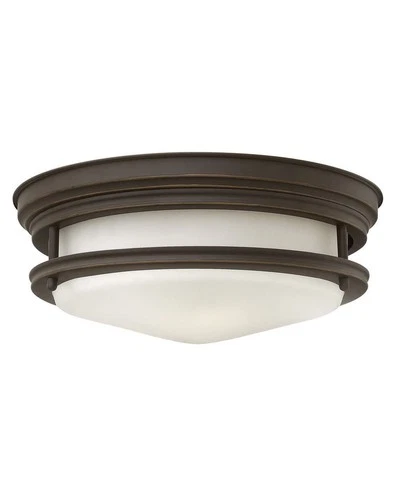 Hinkley Lighting 3302 2 Light Indoor Flush Mount Ceiling Fixture - Bronze - Picture 1 of 10