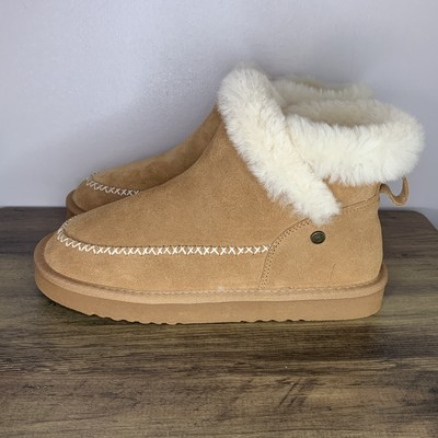 New Osprey London The Celestial Fur Lined Suede Boots In Brown