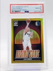 LUKA DONCIC 2024-25 DONRUSS OPTIC RISING SUNS GOLD PRIZM /10 PSA 10 Q2045