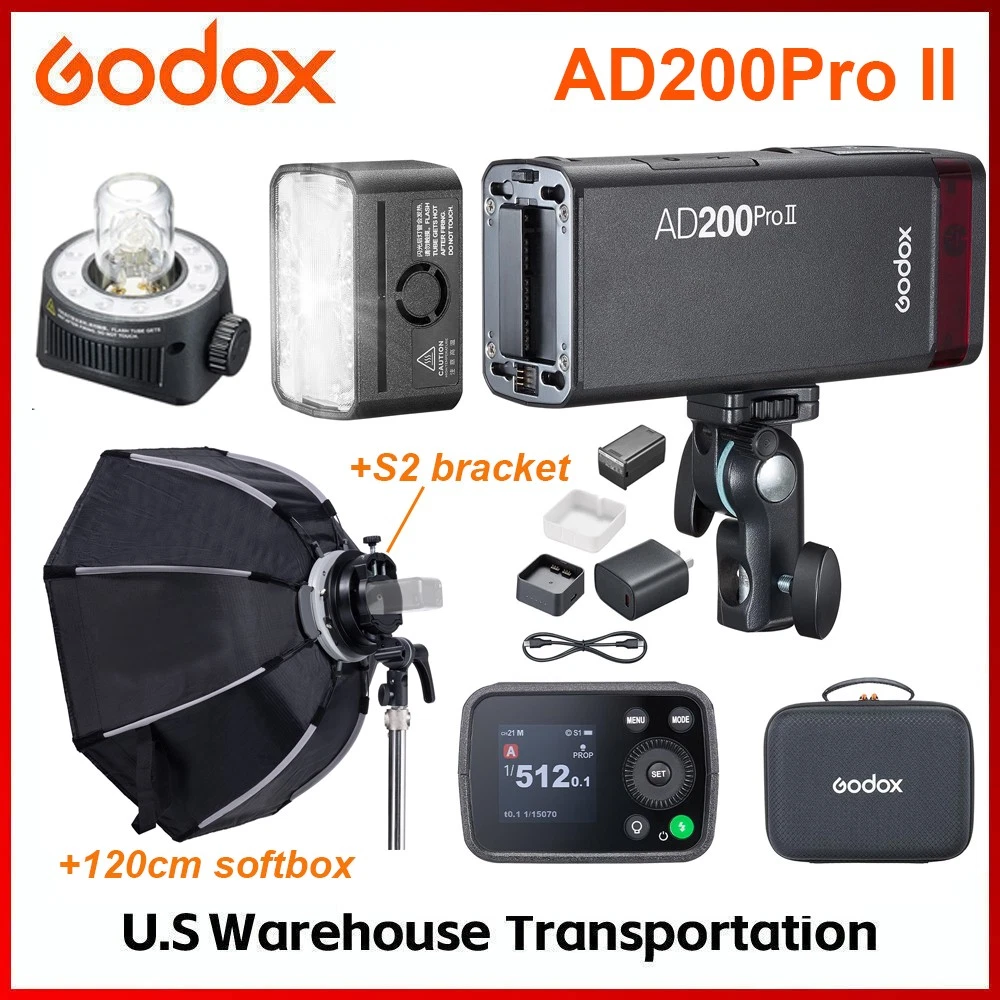 Godox AD200 Camera Flashes for sale | eBay