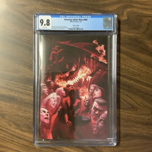 (CGC 9.8) 2018 Amazing Spider-Man 800 Alex Ross Virgin - Marvel Variant 1:500