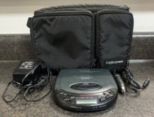 Lenoxx Sound Anti-Skip CD Player CD-80 Tested Works W/Car Adapter And Case
