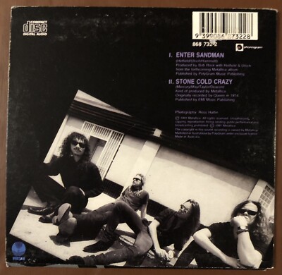 Metallica Enter Sandman CD Single | eBay