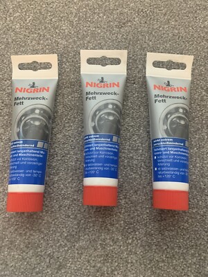 NIGRIN Mehrzweckfett verschleißmindern Schmiert 3 x 50g