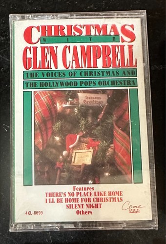 Christmas With Glen Campbell Cassette Factory Sealed